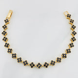Pulso Flores 11.25g / 17.6cm / 6mm Oro Amarillo 18K