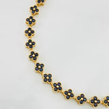 Pulso Flores 11.25g / 17.6cm / 6mm Oro Amarillo 18K