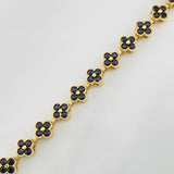 Pulso Flores 11.25g / 17.6cm / 6mm Oro Amarillo 18K
