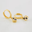 Candongas Flores 2.1g / 1.9cm Oro Amarillo 18K