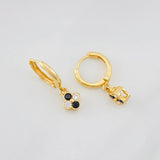 Candongas Flores 2.1g / 1.9cm Oro Amarillo 18K