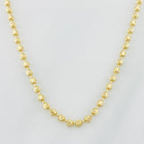 Cadena Militar Media Luna 10.65g / 60cm / 2.3mm Oro Amarillo 18K