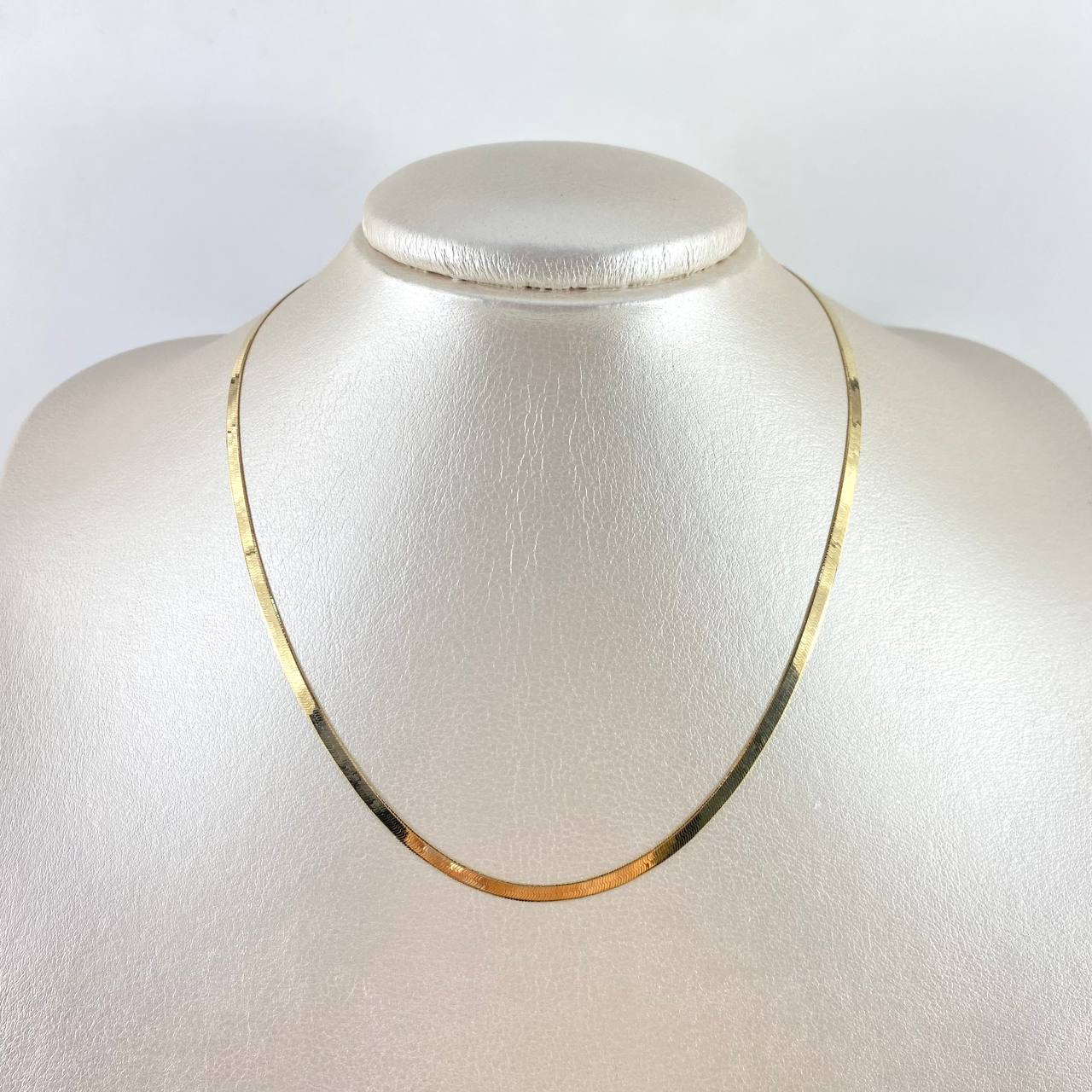 Cadena Espejo 5.5gr / 40cm / 3mm Oro Amarillo +3