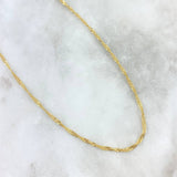 Cadena Singapur 1.55gr / 50cm / 1.1mm Oro Amarillo +3 18K ©