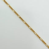 Set Cadena y Dije Figaro + Cruz 1.7gr / 50.1cm / 1.25mm Oro Amarillo 18K (Oferta) $