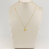 Set Cadena y Dije Veneciana + Virgen Guadalupe 1.25gr / 40.2cm / 0.55mm Oro Amarillo 18K (Oferta) &