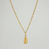 Set Cadena y Dije Figaro + Virgen Guadalupe 1.4gr / 49.9cm / 1.22mm Oro Amarillo 18K (Oferta) $