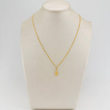 Set Cadena y Dije Figaro + Virgen Guadalupe 1.45gr / 50cm / 1.24mm Oro Amarillo 18K (Oferta) $