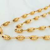 Cadena Rustica X 14.1 g / 62 cm / 3.9 mm Oro Amarillo 18K