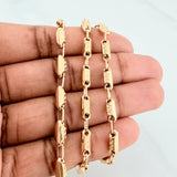 Cadena Rustica Tribal 13.9 g / 62 cm / 3.5 mm Oro Amarillo 18K
