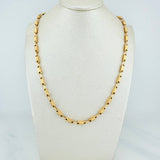 Cadena Rustica Tribal 13.9 g / 62 cm / 3.5 mm Oro Amarillo 18K