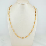 Cadena Rustica Eslabon 10.55 g / 62 cm / 4 mm Oro Amarillo 18K