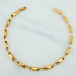 Pulso Rustico Rombos 4.7 g / 21 cm / 3.55 mm Oro Amarillo 18K
