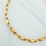 Pulso Rustico Rombos 4.7 g / 21 cm / 3.55 mm Oro Amarillo 18K
