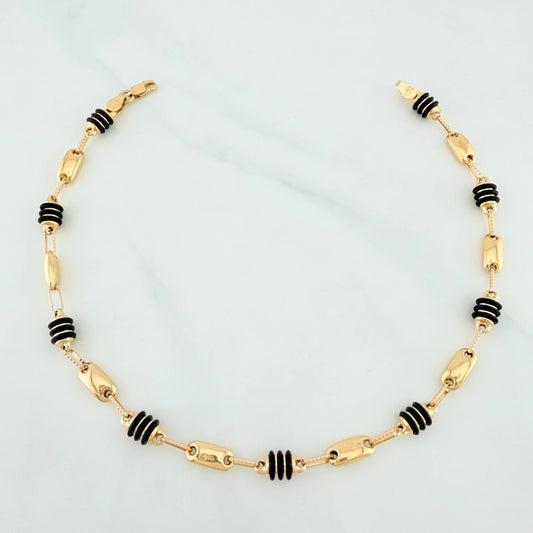 Tobillera Rustica Tornillo 6 g / 25.5 cm / 4.75 mm Oro Amarillo 18K