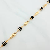 Tobillera Rustica Tornillo 6 g / 25.5 cm / 4.75 mm Oro Amarillo 18K
