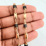 Tobillera Rustica Tornillo 6 g / 25.5 cm / 4.75 mm Oro Amarillo 18K
