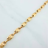 Pulso Rustico Corona 7 g / 21 cm / 5.6 mm Oro Amarillo 18K