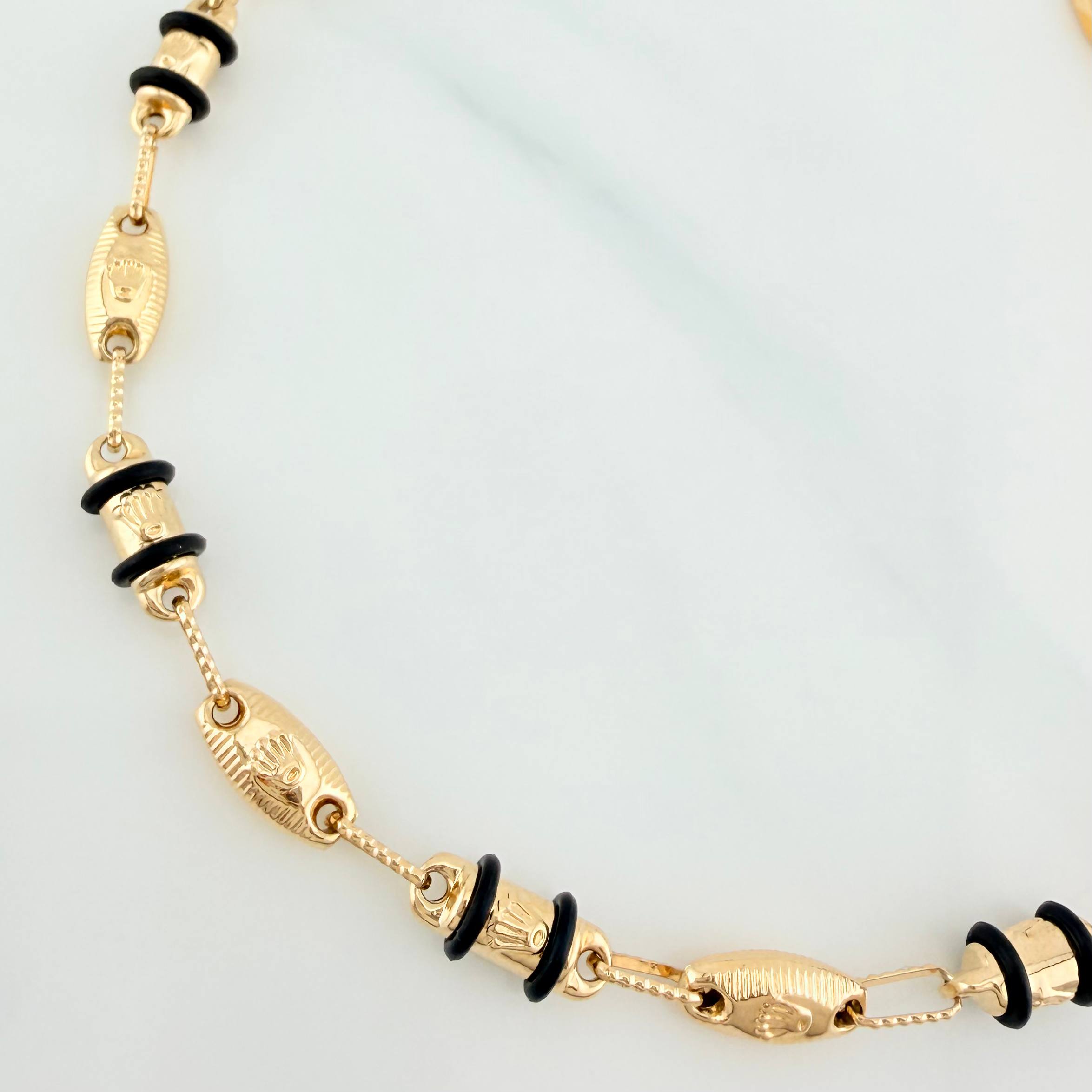 Pulso Rustico Corona 4.7 g / 20.5 cm / 4.5 mm Oro Amarillo 18K