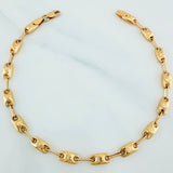 Pulso Rustico Corona 4.5 g / 21.5 cm / 3.9 mm Oro Amarillo 18K