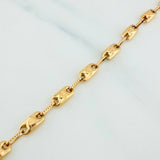 Pulso Rustico Corona 4.5 g / 21.5 cm / 3.9 mm Oro Amarillo 18K