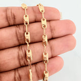 Pulso Rustico Corona 4.5 g / 21.5 cm / 3.9 mm Oro Amarillo 18K