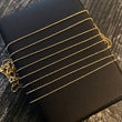 Cadena Militar 1.4gr / 45cm / 0.8mm Oro Amarillo +3