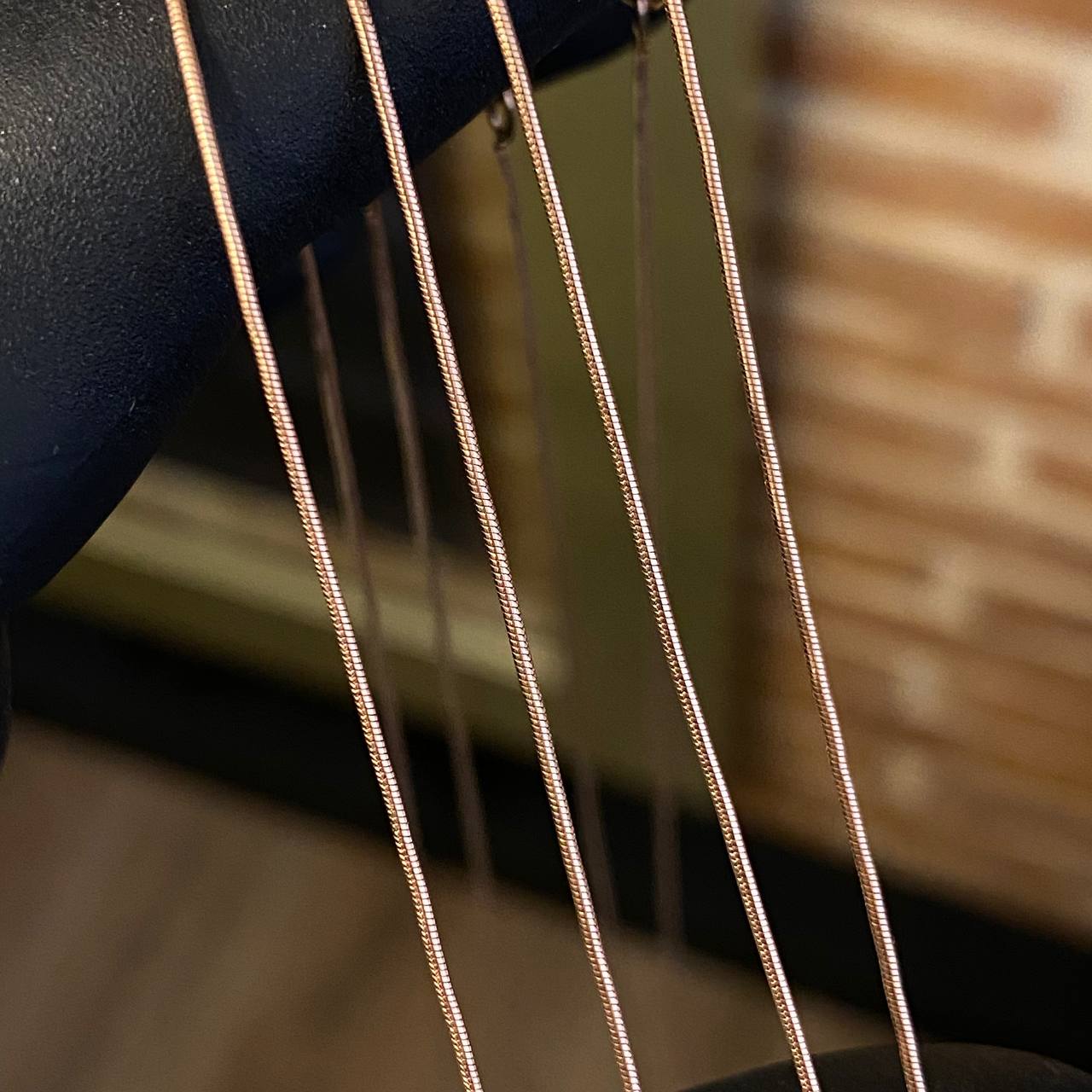 Cadena Cola Raton 2.9gr / 40cm / 0.8mm Oro Rosa +3