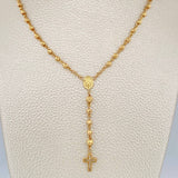 Rosario Virgen Milagrosa 7.8gr / 52.7cm / Oro Amarillo 18K $