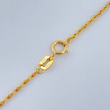 Cadena Lazo 3.65gr / 60cm / 2.15mm Oro Amarillo +3 &