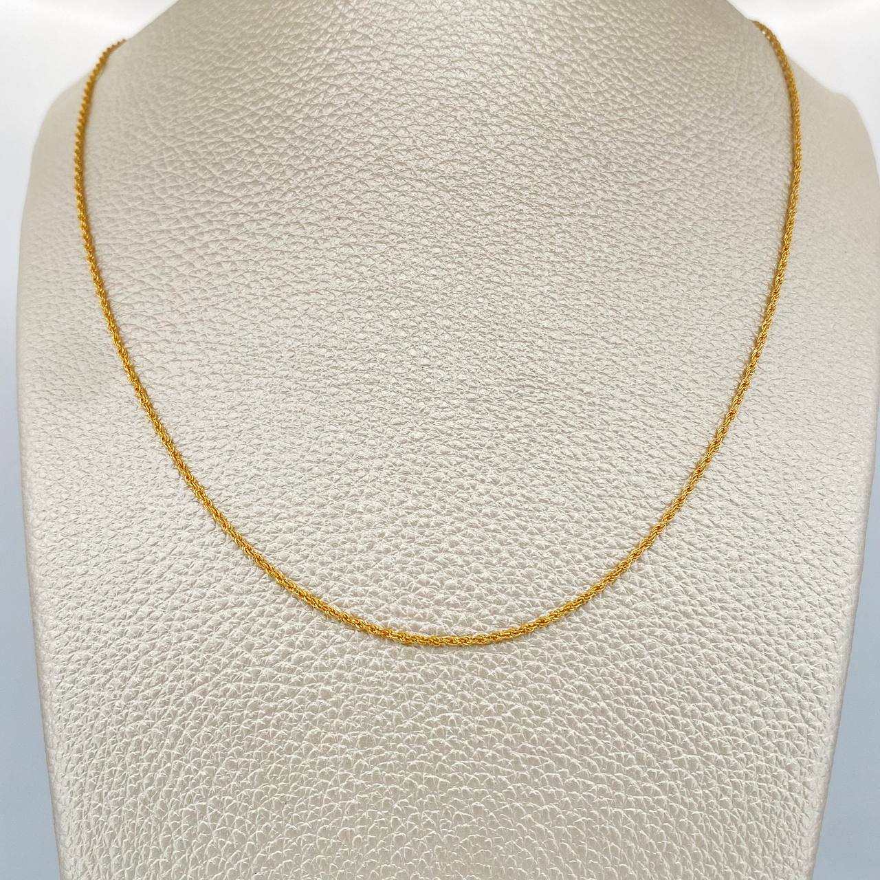 Cadena Lazo 3.65gr / 60cm / 2.15mm Oro Amarillo +3 &