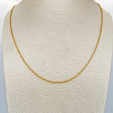 Cadena Lazo 3.65gr / 60cm / 2.15mm Oro Amarillo +3 &