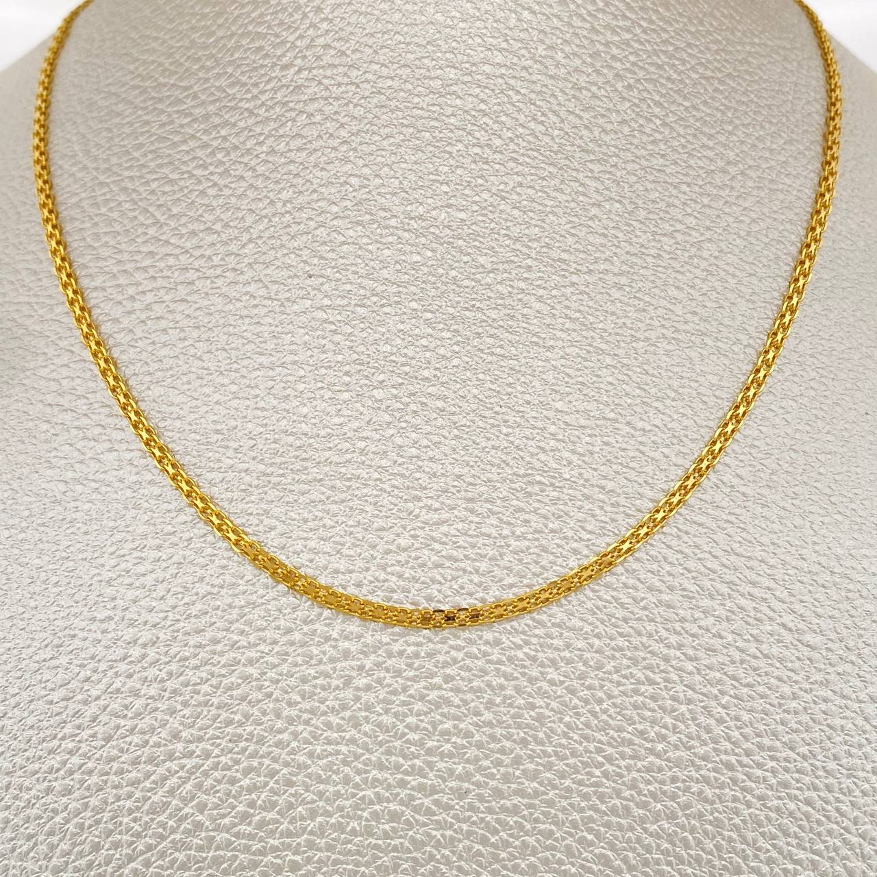 Cadena China 4.6gr / 50cm / 2mm Oro Amarillo +1 &