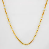 Cadena Veneciana 14.1g / 60cm / 1.85mm Dos Oros Amarillo Blanco 18K