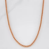 Cadena Franco 13.85g / 60cm / 2.57mm Oro Rosa 18K