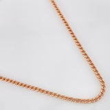 Cadena Franco 13.85g / 60cm / 2.57mm Oro Rosa 18K