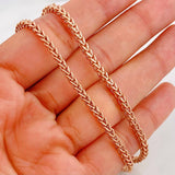 Cadena Franco 13.85g / 60cm / 2.57mm Oro Rosa 18K