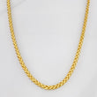 Cadena Franco 19.6g / 65cm / 3.27mm Dos Oros Amarillo Blanco 18K