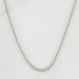 Cadena Ice 15.9g / 60cm / 2.14mm Oro Blanco 18K
