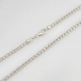 Cadena Ice 15.9g / 60cm / 2.14mm Oro Blanco 18K