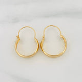 Candongas Ash 1.15g / 2cm Oro Amarillo 18K