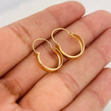 Candongas Ash 1.15g / 2cm Oro Amarillo 18K