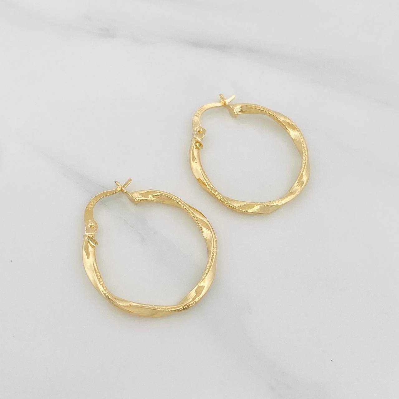 Candongas Asby 1.5g / 2.05cm Oro Amarillo 18K