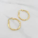 Candongas Asby 1.5g / 2.05cm Oro Amarillo 18K