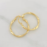 Candongas Asby 1.5g / 2.05cm Oro Amarillo 18K