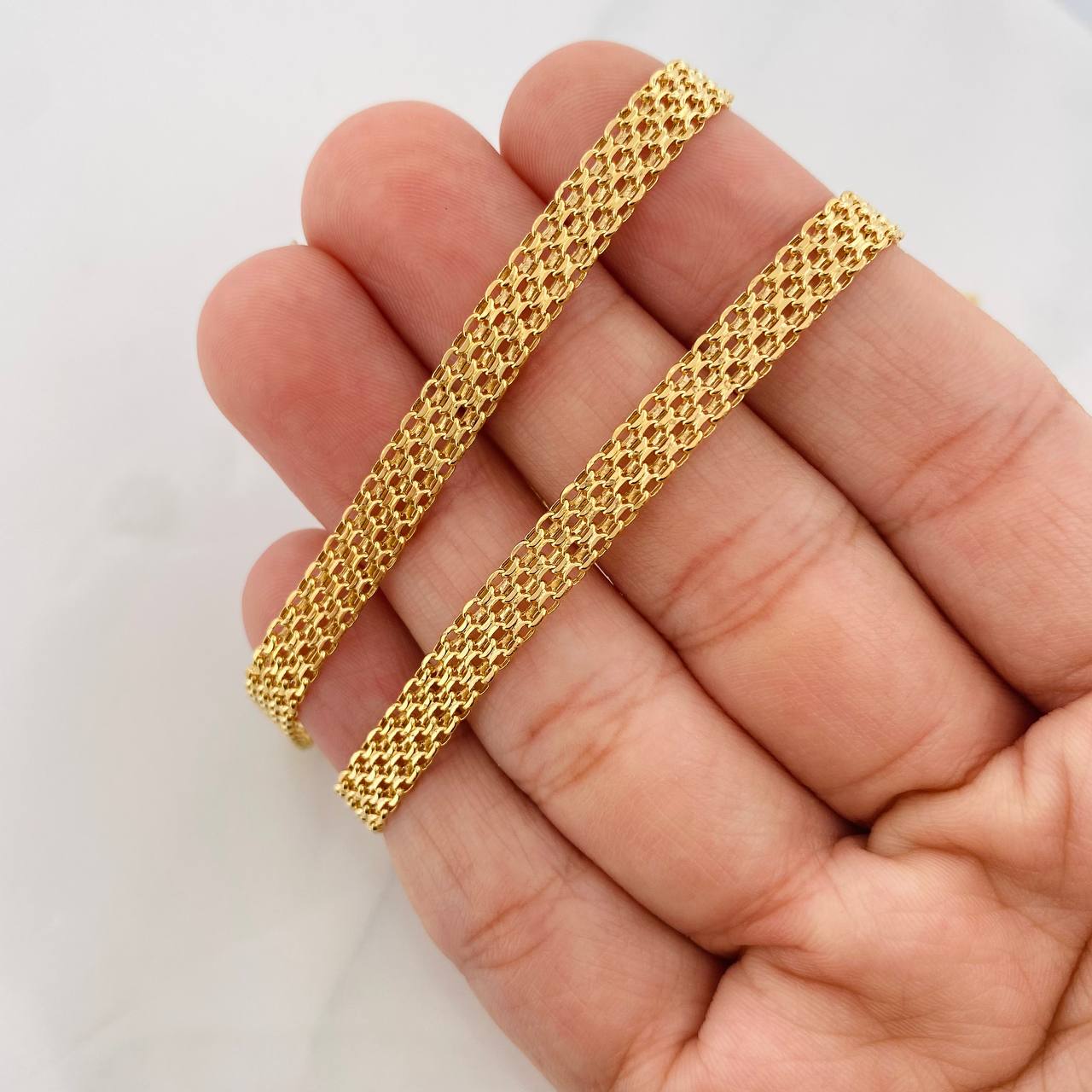 Cadena China 8.3g / 60cm / 5.3mm Oro Amarillo 18K