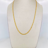 Cadena Marinera 2.8g / 50cm / 2.7mm Oro Amarillo 18K