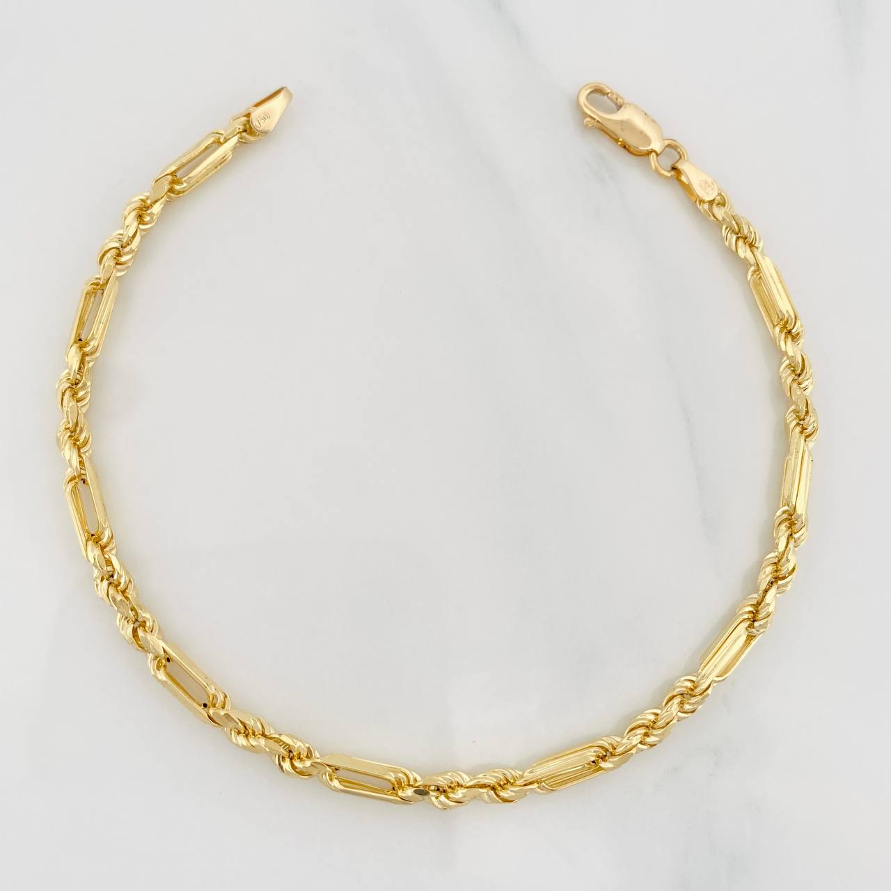 Pulso Lazo Especial 6.55g / 21cm / 3.41mm Oro Amarillo 18K