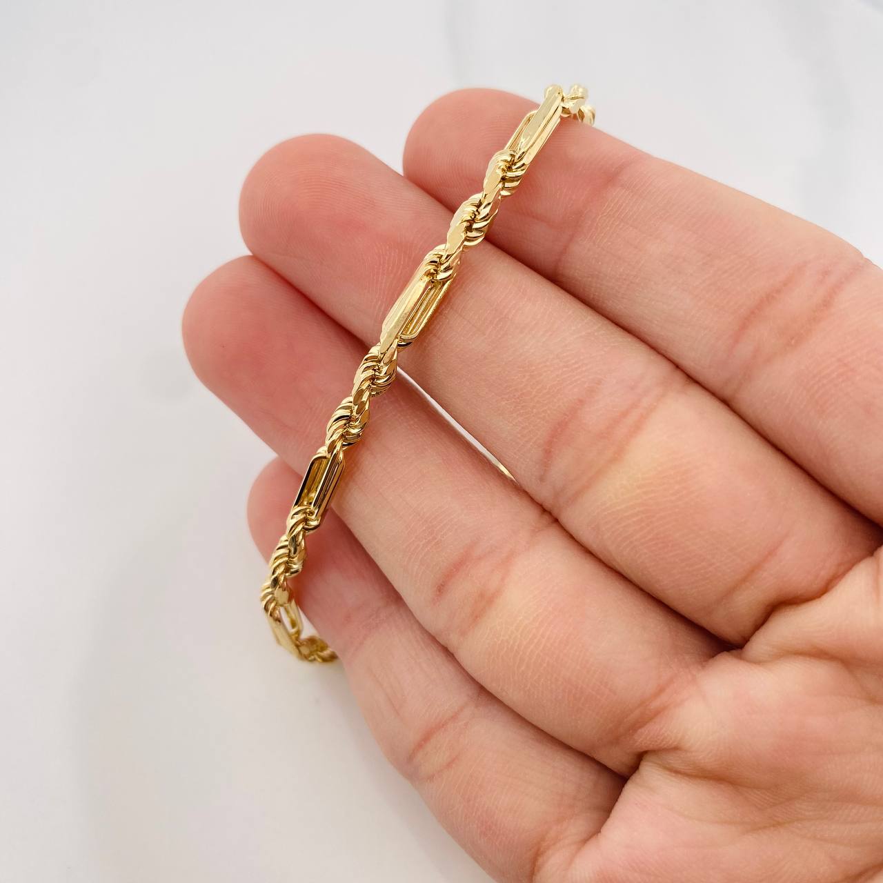 Pulso Lazo Especial 6.55g / 21cm / 3.41mm Oro Amarillo 18K