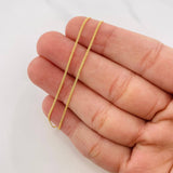 Cadena China  1.55g / 45cm / 1.05mm Oro Amarillo 18K